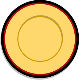 red plate